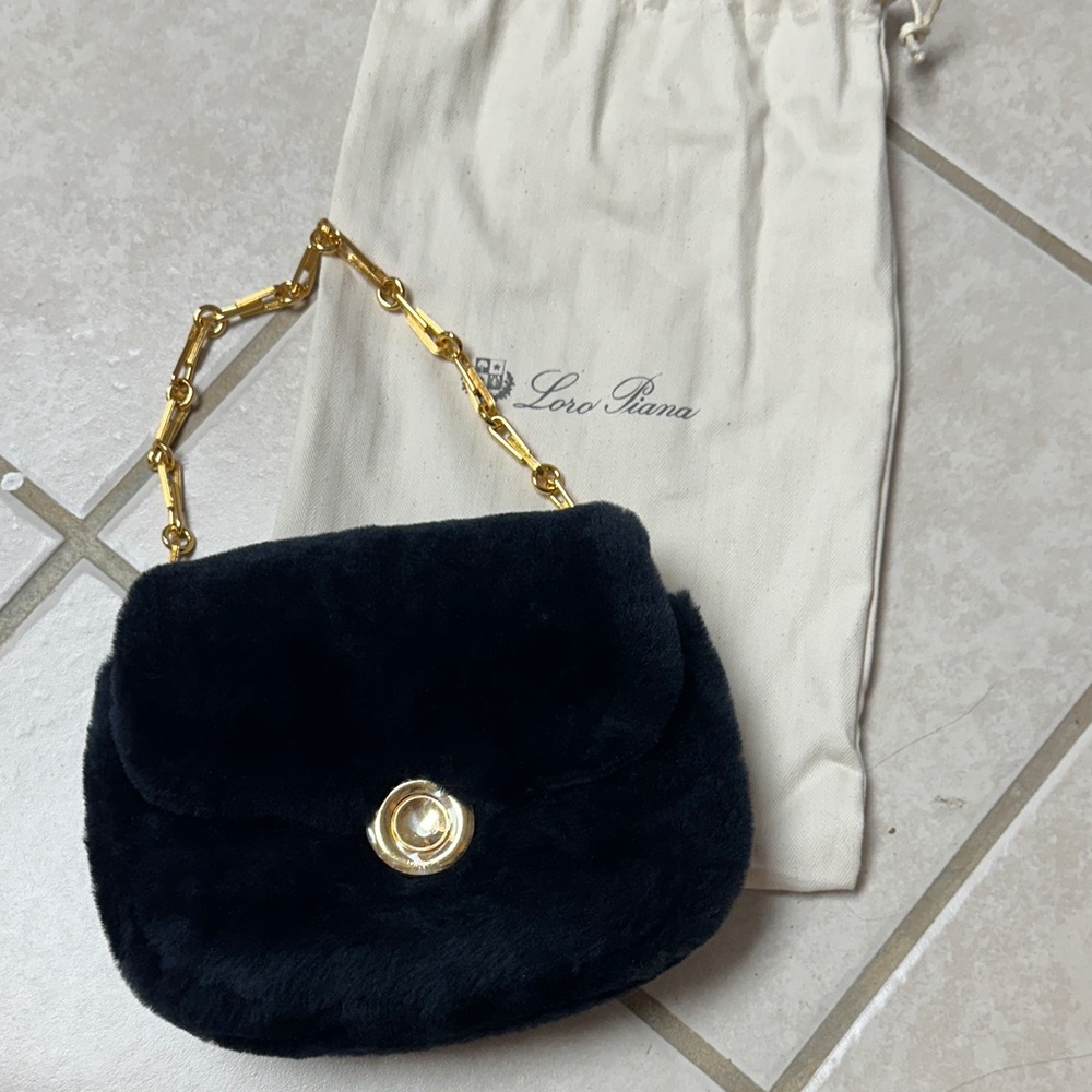 Loro Piana Ghiera softy merino shear Gold Accents